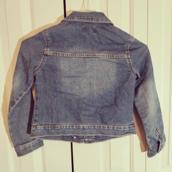 The Children's Place jean jacket girls size medium 7/8 - Picture 3 of 3